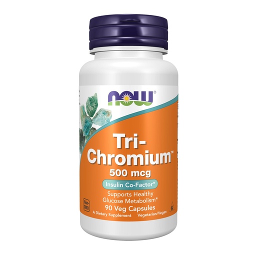 [BRSWIYQAO4GRGH3I] NOW Foods Supplements, Tri-Chromium™ 500 mcg with Cinnamon, Insulin Co-Factor*, 90 Veg Capsules