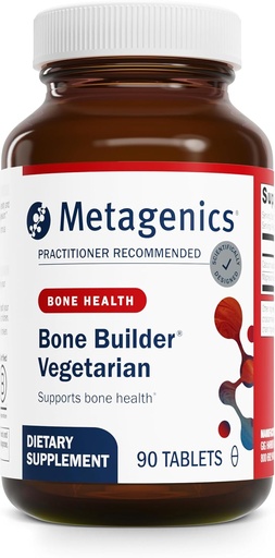 [BRSWIZQOBIHGC2A5] Метагени Bone Builder Вегетаріанський - Bone Building Supplement* - Bone Health З Magnesium & Calcium - Вегетаріанська мінеральна підтримка* - Для чоловіків і жінок - 90 сервірувань