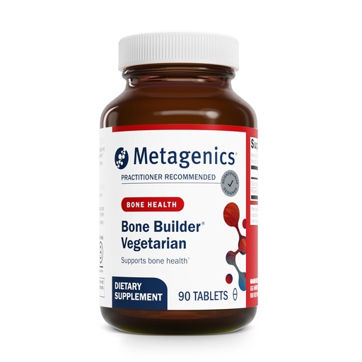 [BRSWIZQOBIHGC2A5] Metagenics Bone Builder Vegetarian - Balanced Calcium & Magnesium Mineral Complex - Supports Bone Density, Heart, Nerve & Sleep Health - Plant-Based, Gluten-Free, cGMP Certified - 90 Servings