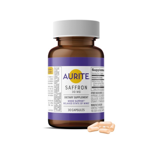 [BRSWGC34BZYRU2TO] Saffron Supplement | Stress Management, Herbal Mood Support, Long-Term Memory, for Women & Men. 30 Count, Saffron 30mg, Vegetarian Friendly, Non-GMO, Gluten-Free, Soy-Free (1 Months of Supply)