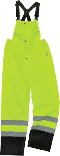 [BRSRMYABB4OREYAZ] Ergodyne GloWear 8918BK Rain Bibs
