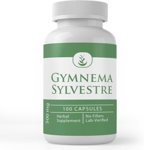 [BRSROYYBBUPQY2YZ] GYMNEMA Sylvestre (100 kapsul), vedno čista, brez dodatkov ali polnil, laboratorij preverjen