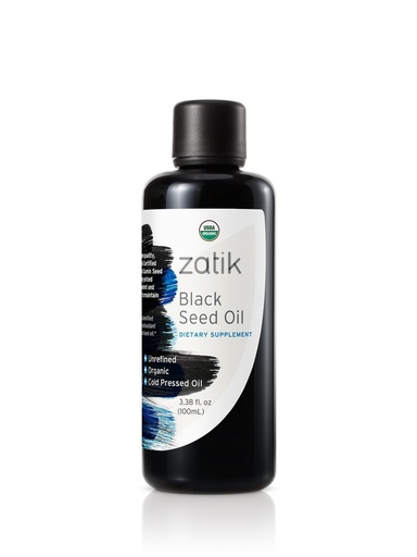 [BRSWGEAPOUAW2FIZ] Zatik Naturals - Black Cumin Seed Oil, Unrefined, USDA Organic, Cold-Pressed - Higher EFAs, Natural Immune Booster and All-Natural Defense Mechanism. 3.38 fl oz (100mL)