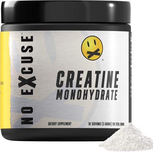 [BRSRMCT2DEHRMELD] No Excuse Pre Workout Powder | Highly Regarded Pre-Workout Supplements, Rise Pre Workout Men & Women for Weight Loss, Pre Workout Drink, Natural Preworkout Powder, Creatine Monohydrate 30 Servings,5gm