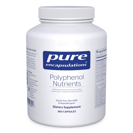 [BRSWIY36BQGRA334] Pure Encapsulations Polyphenol Nutrients | Hypoallergenic Nutrient Dense Multivitamin/Mineral Formula | 360 Capsules