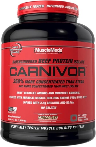[BRSWIGQHAYJRMETM] Muscle Meds Carnivor Chocolate 4lb