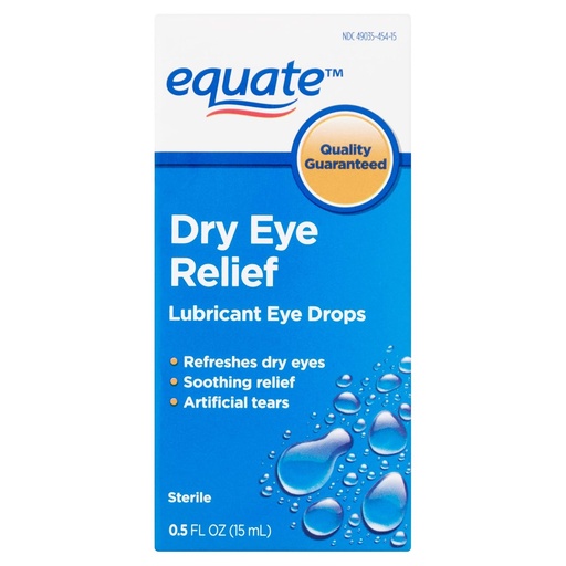 [BRSWIZIQCYIQOE3U] Equate: Sterile Artificial Tears Lubricant Eye Drops, .5 fl oz