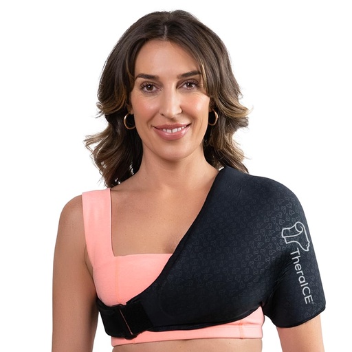 [BRSROHYDBYFW2EY7] TheraICE Shoulder Ice Pack Wrap PRO Compression Sleeve for Rotator Cuff Relief & Frozen Injury Arm Pain Cold Therapy Recovery Brace After Surgery | FocusZone Technology Reusable Support | Men & Women