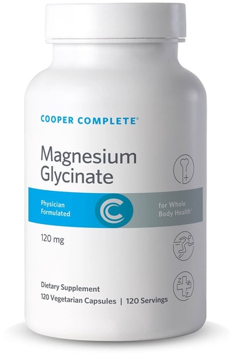 [BRSWYED5OYPWKETP] Cooper Complete Magnesium Glycinate 120 mg, 120 Caps, Sleep & Muscle Support†