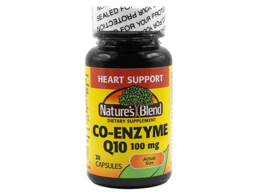 [BRSWIZQCCQAGE2DU] Nature's Blend Coenzyme Q10 100 mg 30 Capsules