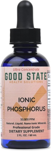 [BRSWIFQRCABQ4HLU] Good State | Phosphorus Ultra Concentrate | Liquid Ionic Trace Minerals | Homeopathic Solutions for Digestion | Improves Nutrient Uptake | 100 Servings | 50 mL