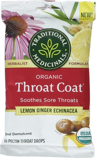 [BRSW2AD3BFYWAFIU] الأخصائيون الطبيون التقليديون Lemon Ginger Echinacea Lozenges, 16 Pieces (Pack of 12)