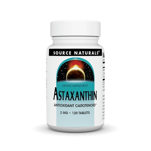 [BRSWIYTYO4HB4AI7] Source Naturals Astaxanthin, Antioxidant Carotenoid*, 2mg - 120 Tablets