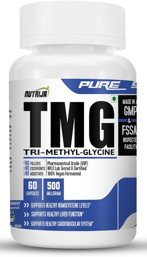 [BRSW2YDQO4MBQCLB] NutriJa- TRIMETYLGLYCINE (TMG) 500MG - 60 kapszula