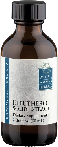 [BRSWIZ3RBMIRAHYZ] Wise Woman Herbals Eleuthero Root Solid Extract 4:1, Alcohol-Free, Adrenal & Stress Support, Energy, Stamina, Mental Endurance, Supports Balanced Mood & Immunity, 2 Fl Oz