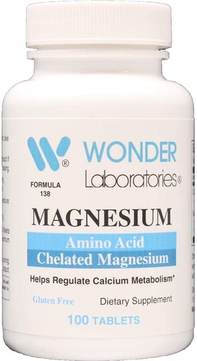 [BRSWYEAZBMPW2ELP] Chelated Magnesium, Amino Acid, Formulated to Provide You with Maximum Absorption (100)