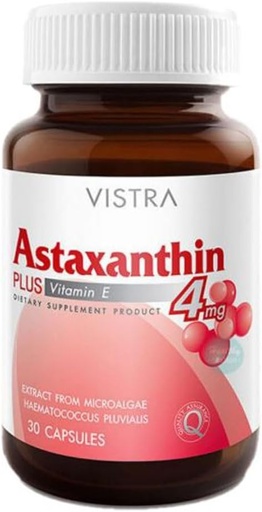 [BRSWKZYHPJ6A22A7] Vistra Astaxanthin 4 mg 30 Cap.(Honest succeed)