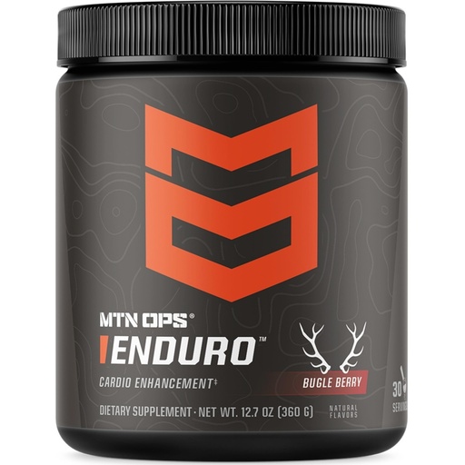 [BRSROBT2CUFAIHI4] MTN OPS Enduro Nitric Oxide Stim Free Pre Workout | Magnesium Citrate, L Arginine & L Citrulline Caffeine Free Preworkout | 30 Serving Bugle Berry