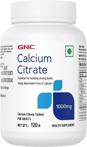 [BRSRAZA3OECBQ33A] Generic Most Absorbable Calcium | Improves Bone Strength & Density | Combats Age-Related & Postmenopausal Bone Loss | Boosts Muscle Strength 120 Veg Tablets
