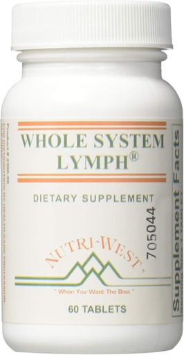 [BRSWKHQRB4DRM2YV] Nutri-West - whole System Lymph 60 Tablets