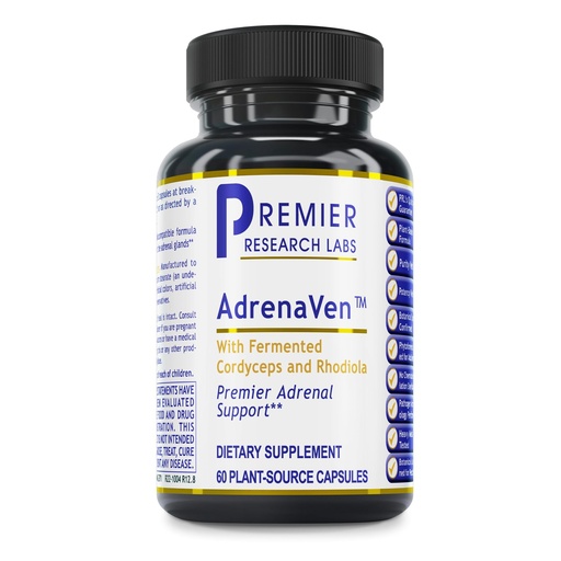 [BRSWIYL7B57R6232] Premier Research Labs 30 Servings-AdrenaVen - Adrenal Health Supplement, Supports Adrenal Gland Health and Stress Response - Organic Adrenal Health - 60 Plant-Source Capsules
