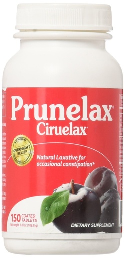 [BRSWIAIQCIGBKETE] Prunelax Ciruelax Laxative, Tablets 150 ea
