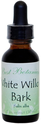 [BRSWIZT6PIPQGDIV] Bästa botanikerna White Willow Bark Extract 1 uns.