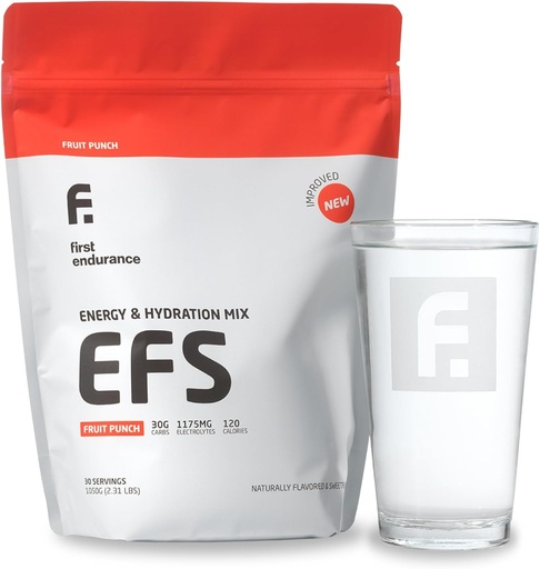 [BRSWIYQ7CQFRKE32] EFS hydration & Endurance Drink Mix - Premium Carbohydres for Energy & Performance, Electrolytes for Rapid Rehydration & Running, Cycling and Triathlon Nutrition, 124; Izotoninis energetinis kuras, 124; Vaisių punch