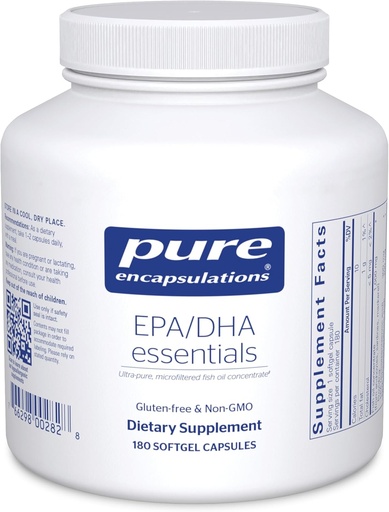 [BRSWIYYPOBYBC33A] Primical EPeocials EPA/DHA Essorcials - Petroli de peix suplementaris per donar suport a la Salut Cardiocular - Premi ePA suplementari amb Omega 3 - 180 Softgegel Capsules