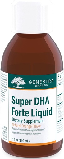 [BRSWYEI3DF5AOFDU] Genestra Brands Super DHA Forte Liquid - Omega-3 Fish Oil Supplement - 5 fl oz