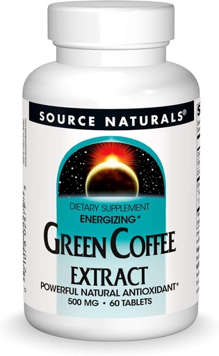 [BRSWI2T5AIHG22DA] Source Naturals Green Coffee Extract, Energizing Powerful Natural Antioxidant