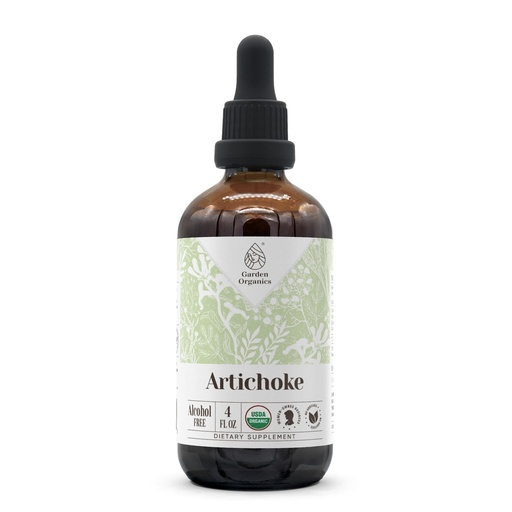 [BRSROZQYBMMROF37] Artichoke USDA Organic Alcohol-Free Extract | Dietary Supplement, High-Potency Tincture | Natural Certified Organic Artichoke (Cynara scolymus) Dried Leaf 4 oz