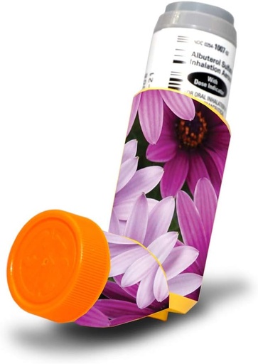[BRSWGBT7PIPBA3L3] MightySkins Skin for Proventil HFA Asthma Inhaler - Sunflowers | Protective, Durable, and Unique Vinyl Decal wrap Cover | Easy to Apply, Remove, and Change Styles | Made in The USA