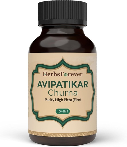 [BRSWIFT3BAPAOHTU] Herbsforever Avipatikar Churna | Ayurvedic Herbal Supplement for Digestive Support & Gut Health | Non-GMO, Vegan | Traditional Formula | 100 GMS