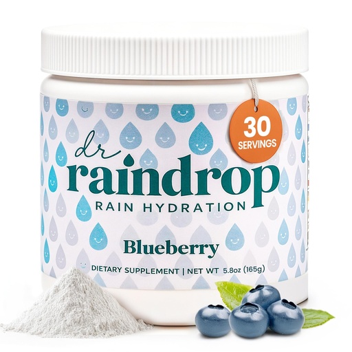 [BRSRA2YPCEIQA3TB] Electrolytes Powder, Blueberry Flavor- No Added Sugar Hydration Drink Mix- Gluten Free with Potassium Citrate- Sports Hydration