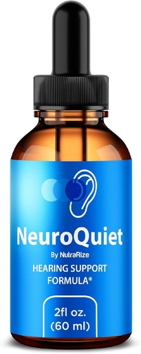 [BRSRAHQROAHWEFLH] NeuroQuiet Drops – Soporte Oficial de Audiencia Fórmula con Ingredientes All-Natural para ayudar a mantener el bienestar del oído, Revisión de Gotas Premium (30 Servimientos)