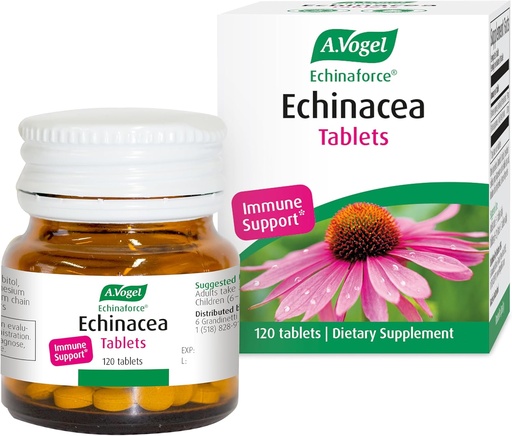 [BRSWIYA5O4EAC2Q7] A. Vogel Echinaforce - Paketli Fresh Organic Echinacea - 120 Tablet - 3X Immune Support Supplement - Daily Herbal Immune Health Booster - Swallow