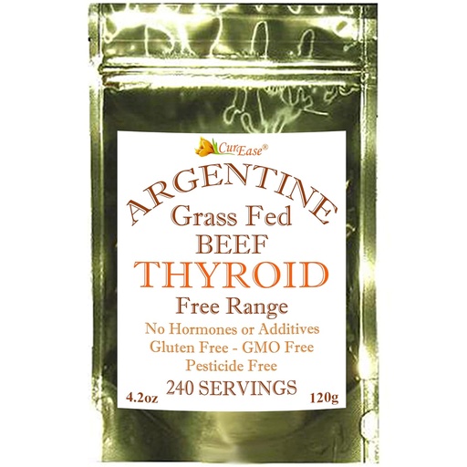 [BRSRMZIRCQIAG3DV] Beef Thyroid Toz - Grass Fed ve Arjantin (4.2oz) bitirdi