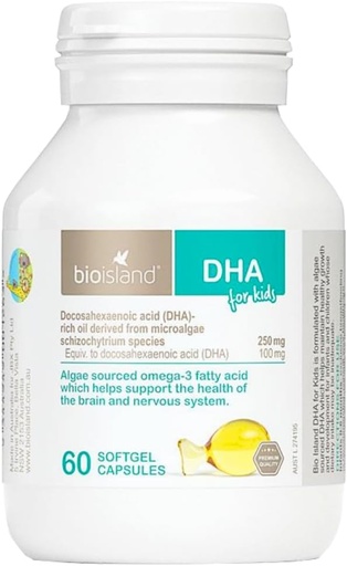 [BRSWICAACAPGO3I5] Bio Island DHA Kids 60 Capsules