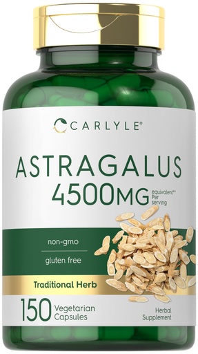 [BRSW2ZQPA56AIEYU] Carlyle Astragalus Root Capsules | 150 Count | Vegetarian, Non-GMO, Gluten Free Supplement
