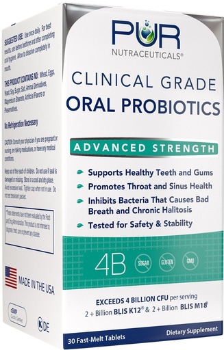 [BRSWK23RBFYRS2LE] Clinical Grade Oral Probiotics * 4 Billion CFUs of BLIS K12® & BLIS M18® * Sugar Free * Natural Peppermint Flavoring * 100% Made in the USA * Eliminates Bad Breath/Halitosis