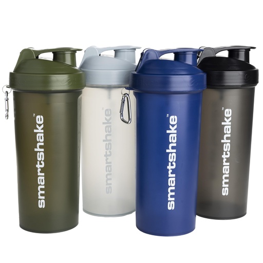 [BRSROFI5B55QG2Q2] Smartshake Lite 4 Pack 1000 ml/34 oz Protein Shaker Bottle | Silent Mixing | Leak-Proof Shaker Bottle | Shaker Cups For Protein Shakes | Gym Shaker Bottle | BPA-Free, Dishwasher Safe | Multicolor