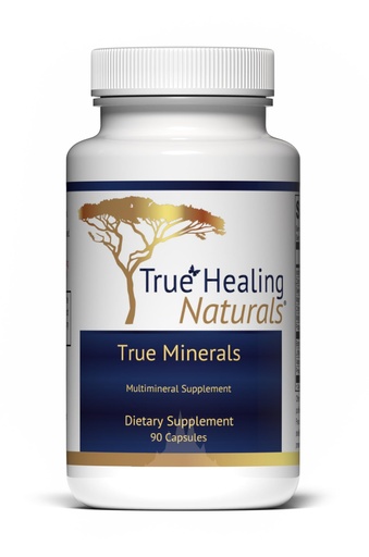 [BRSWGALRAQGWMH3F] True Healing Naturals - True Minerals Supplement, Promotes Gut & Heart Health, 90 Vegetarian Capsules