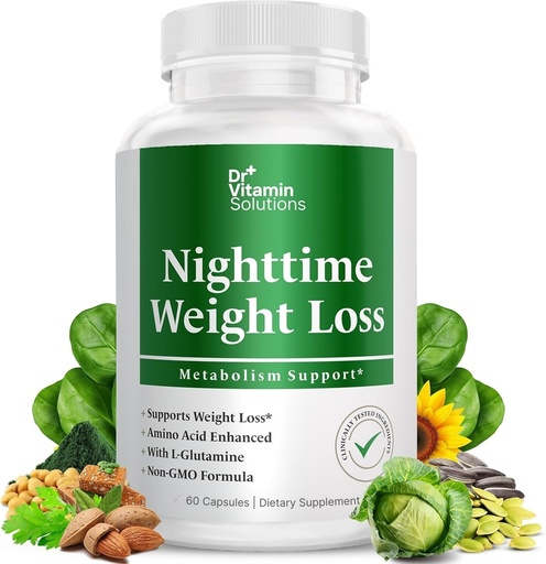 [BRSRAGQ6BUMBUCDU] Nighttime Fat Burner Supplements - Appetite Suppressants for Weight Loss - Night-Time Fat Burner for Women and Men Supporting Sleep & Relaxation - Weight Loss Pills - 60 Capsules
