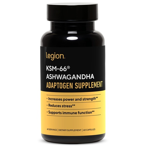 [BRSRAZL2CQOR6YLZ] LEGION KSM-66® Ashwagandha Root Extract - Ashwagandha Root Powder Supplement to Improve Your Mood, Sleep & Athletic Performance - Extra Strength Ashwagandha Root Extract (60 Servings)