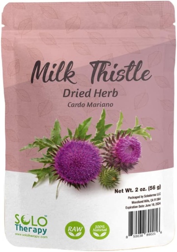 [BRSW2BL6BN7AAA3L] Einzeltherapie Milchdistel Kräuter 2 oz, Cardo Mariano Tee, Heiltasche, Milchdisteltee, Produkt aus Mexiko