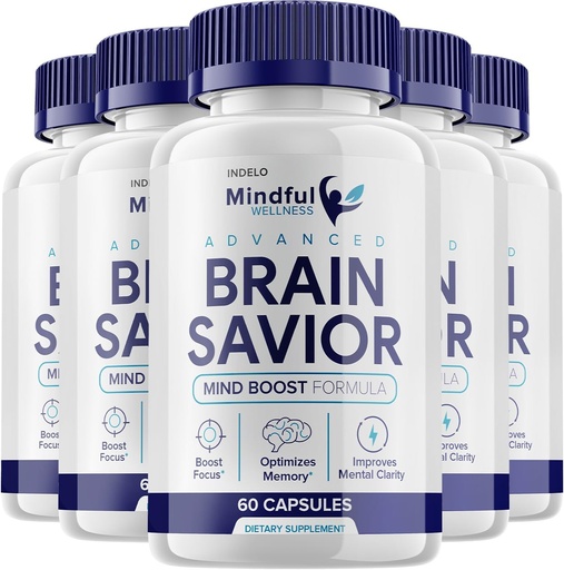 [BRSROBA2OENBYYI7] (5 Pack) Zihinsel Wellness Gelişmiş Beyin Kabinleri Pills, Beyin Kurtarıcısı Cognition ve Focus için Tamamlama, Beyin Kurtarıcısı İncelemeleri, Mindful Wellness Beyin Pill Supplement (300 Capsules)