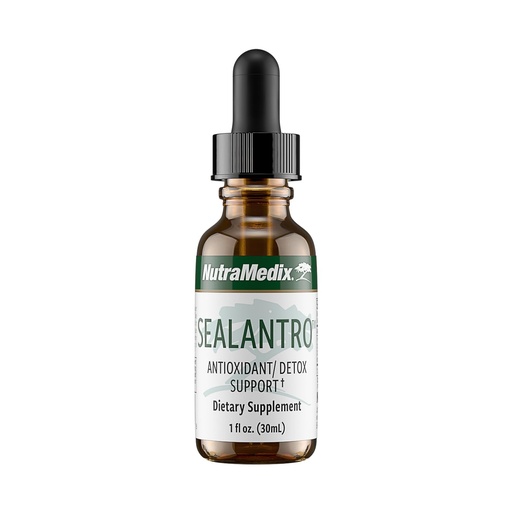 [BRSWKYYEO4BBEAY7] NutraMedix Sealantro - Body Detox Drops & Antioxidants Supplement - Chlorella, Pacific Cold-Water Red Seaweed & Cilantro Extract - Herbal Detox Formula (1oz)