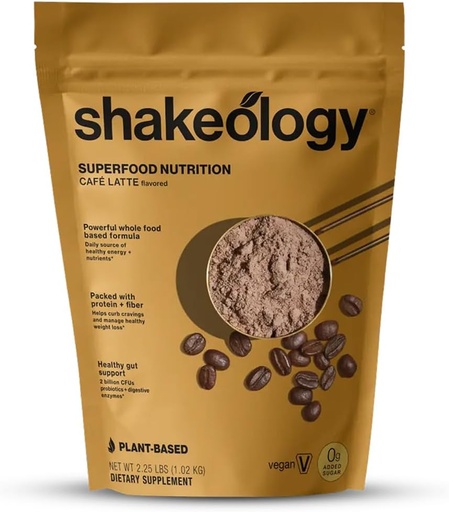 [BRSREHTROIGRA3QY] Shakeology 0g Added Sugar Plant Based Protein Powder Blend, Gluten-free Shake s vitamínmi a minerálmi 