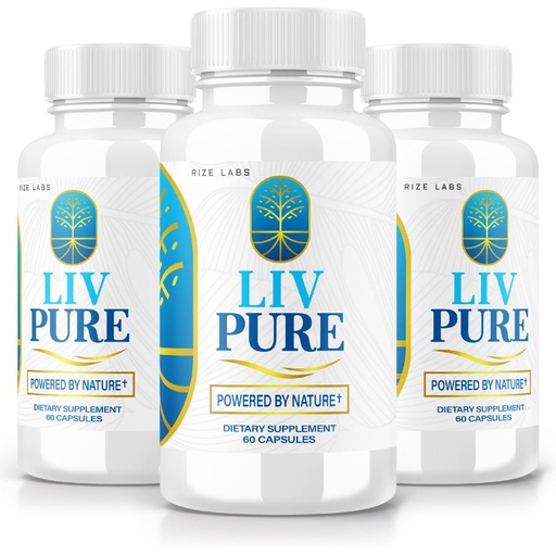 [BRSROZYLBMMBED3J] LivPure Powered by Nature - Advanced Formula - Pure Support Dietary Supplement for Liver Support, Extra Strength, Vegan, Liver Function Pills (180 Capsules)